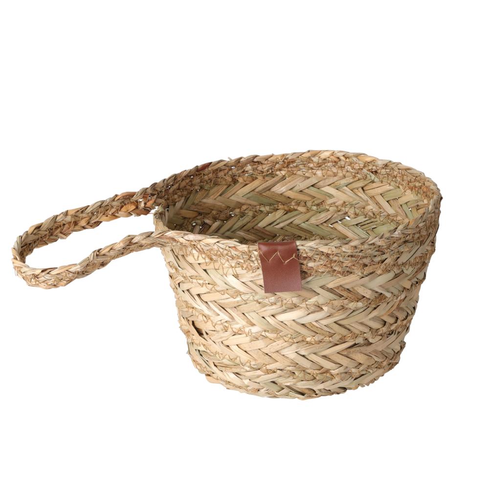 CESTO PAREDE SEAGRASS 18X14CM