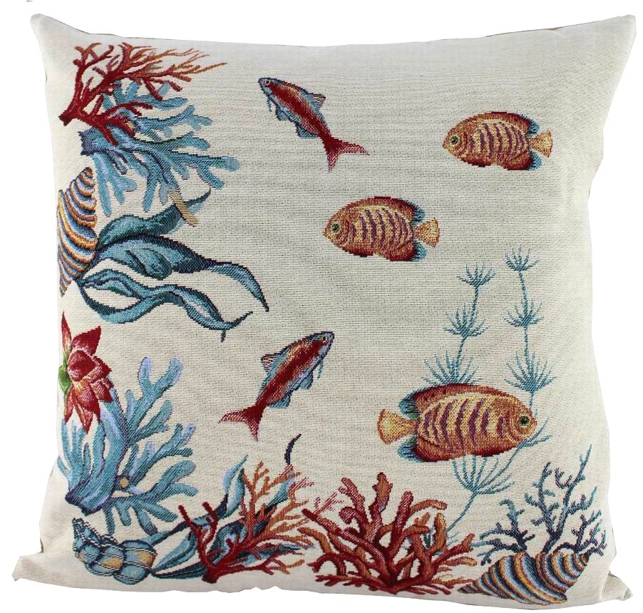 ALMOFADA FUNDO DO MAR 45X45CM