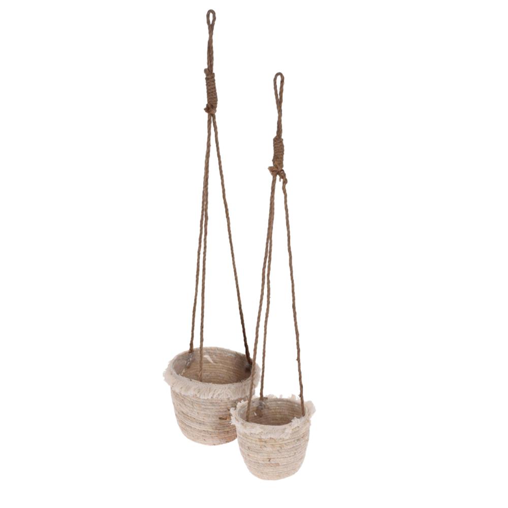 COLOCAR. 2 CESTAS 87X21/84X18CM