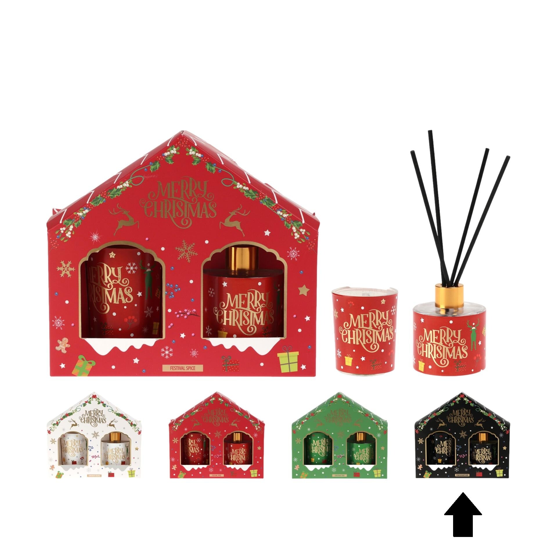 CONJ. MIKADO 40ml + VELA POMEGRANATE NOIR