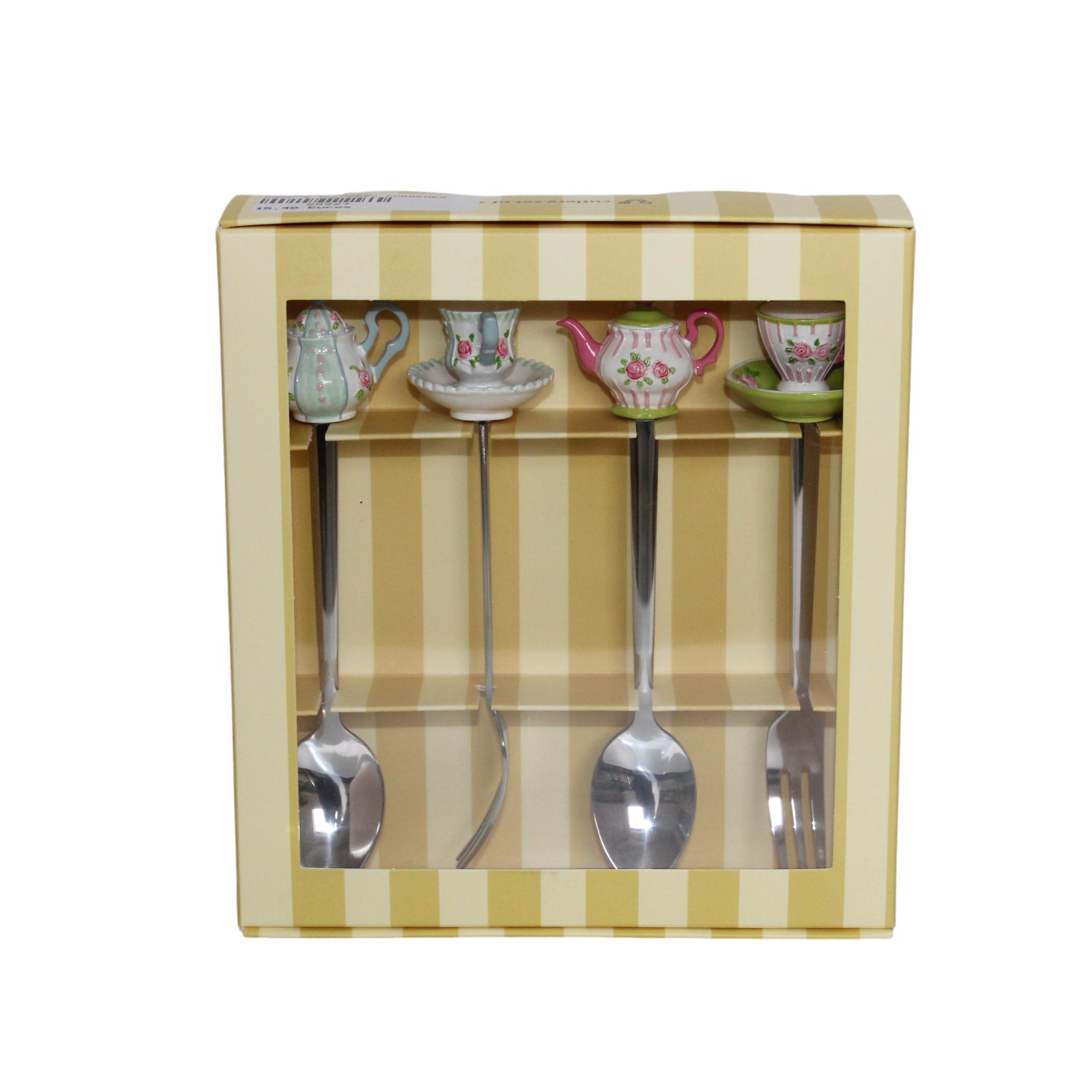 PACK 4 TALHERES SOBREMESA