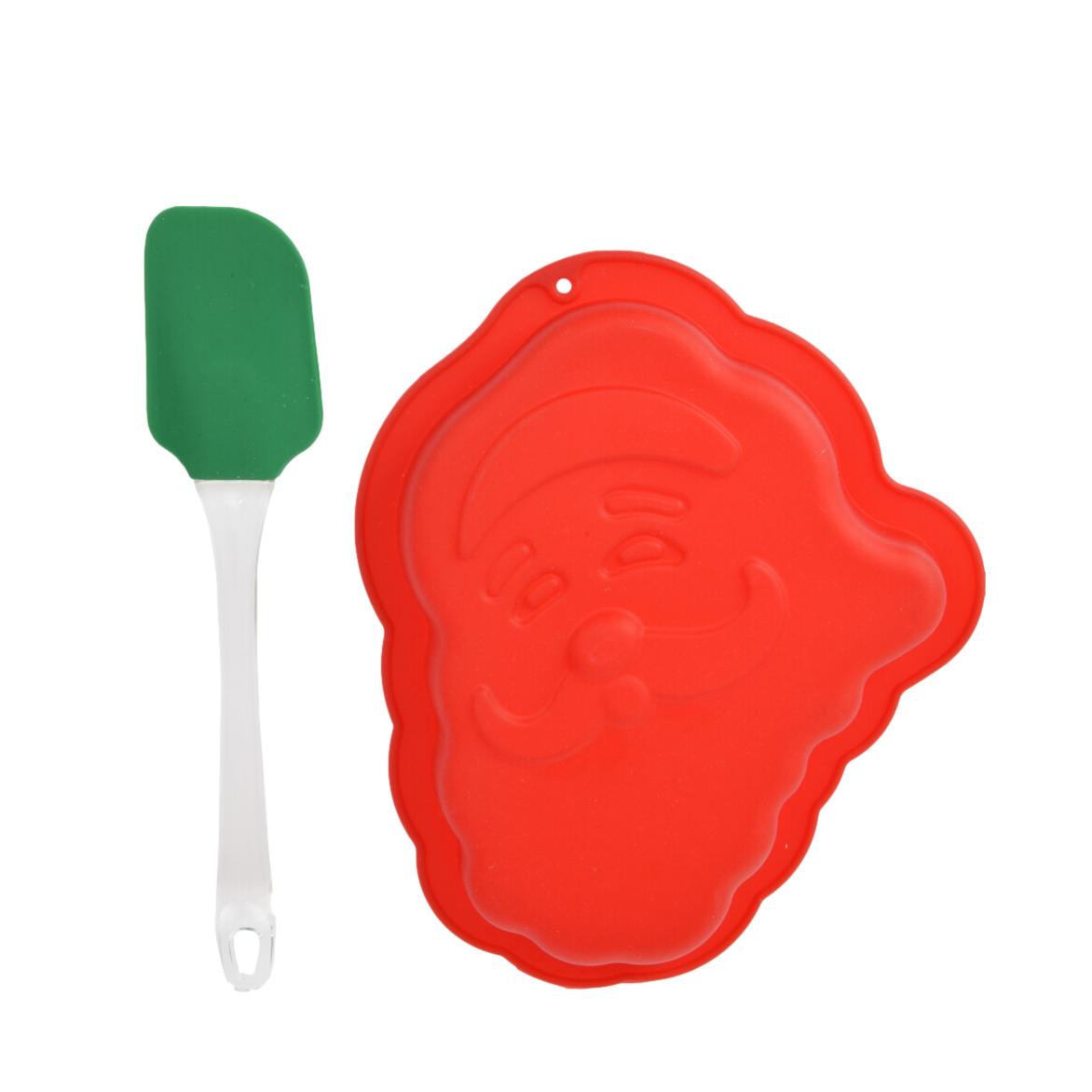 FORMA SILICONE PAI NATAL C/ ESPÁTULA 20X18Cm