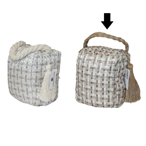 TRAVA-PORTAS CASTANHO 15X12X16CM