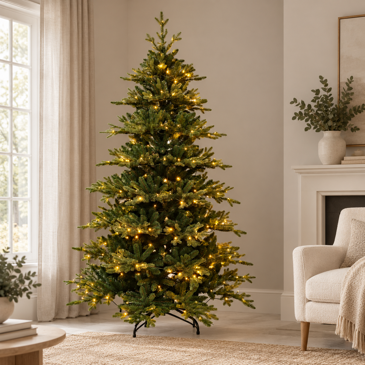 ÁRVORE NATAL C/ LUZES 180Cm