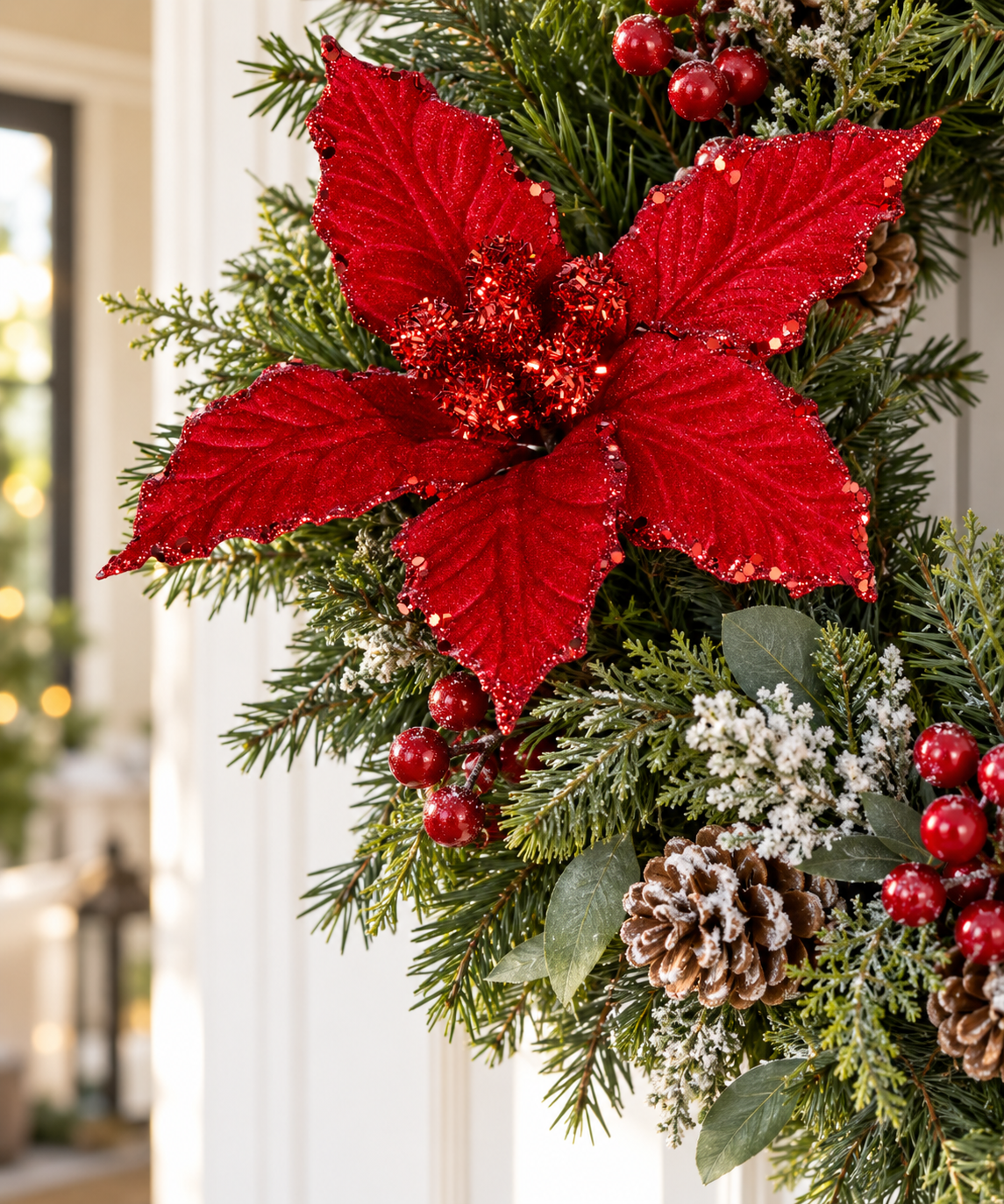 POINSETIA VERMELHA 22Cm