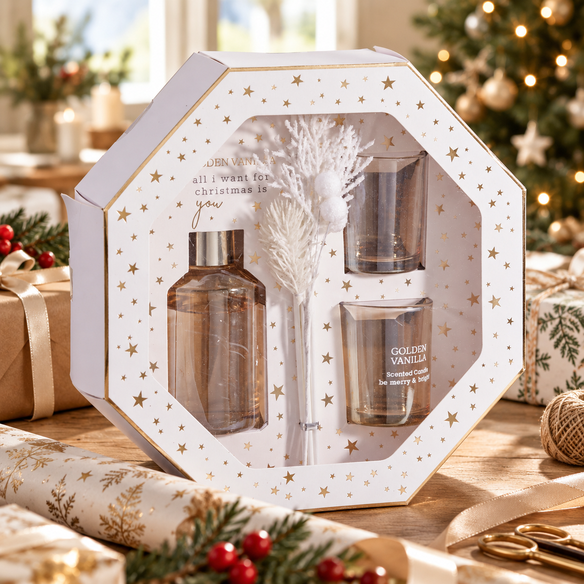 COFFRET MIKADO NATAL 100ml + 2 COPOS