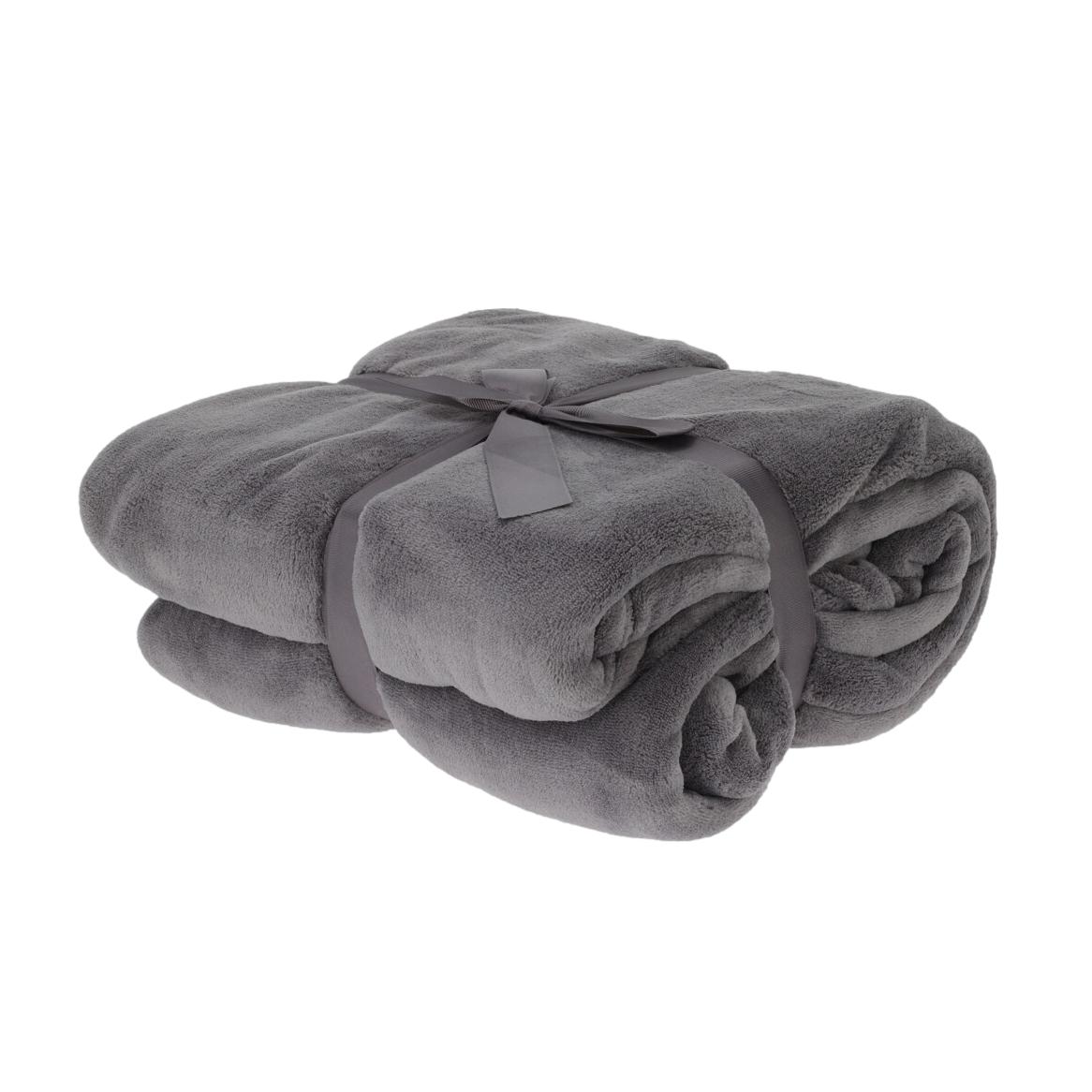 MANTA CINZA 180x230CM