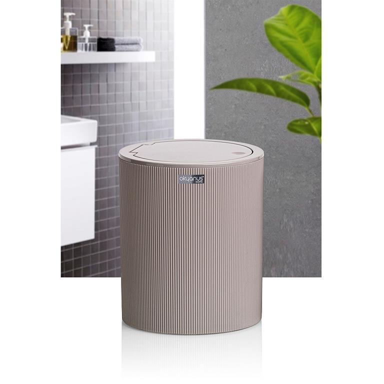 BALDE DO LIXO BEGE 19X22,5CM