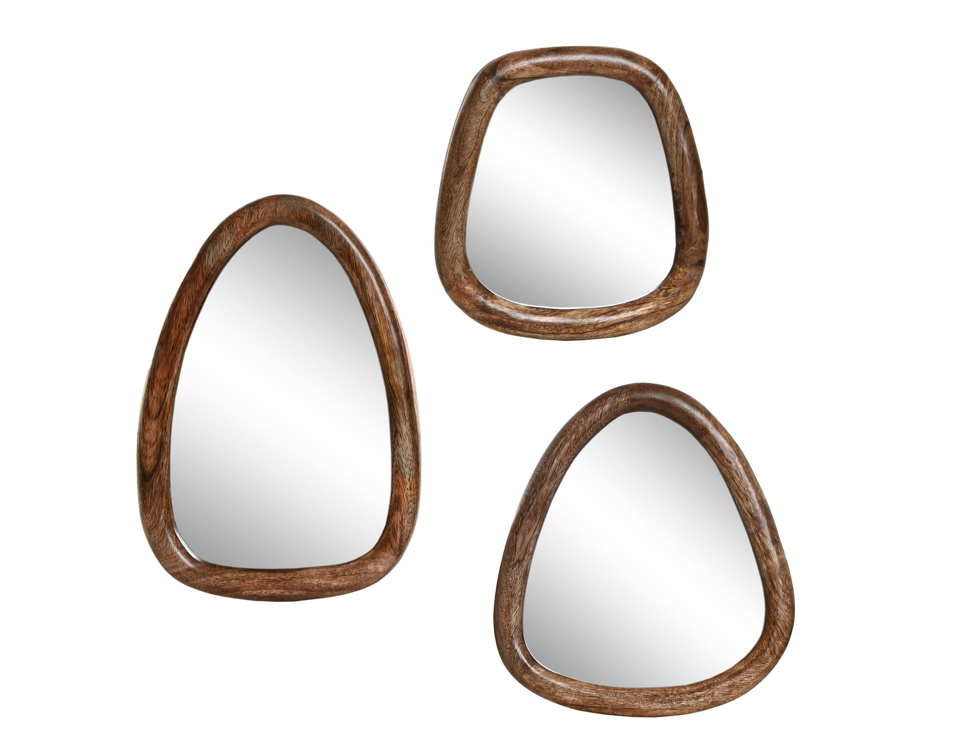 CONJ. 3 ESPELHOS MANGA 22X25Cm