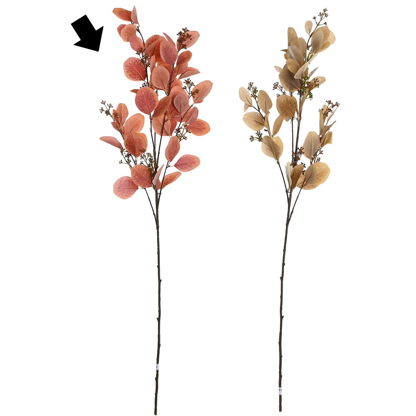 HASTE EUCALIPTO ROSA 95CM