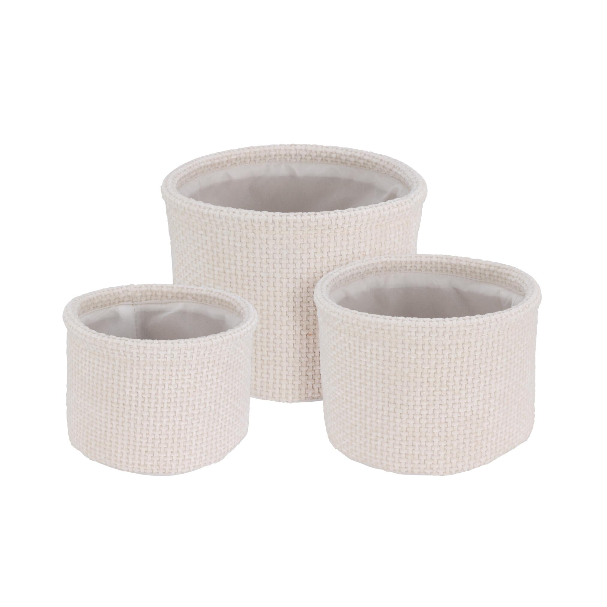 CONJ. 3 CESTOS PÉROLA