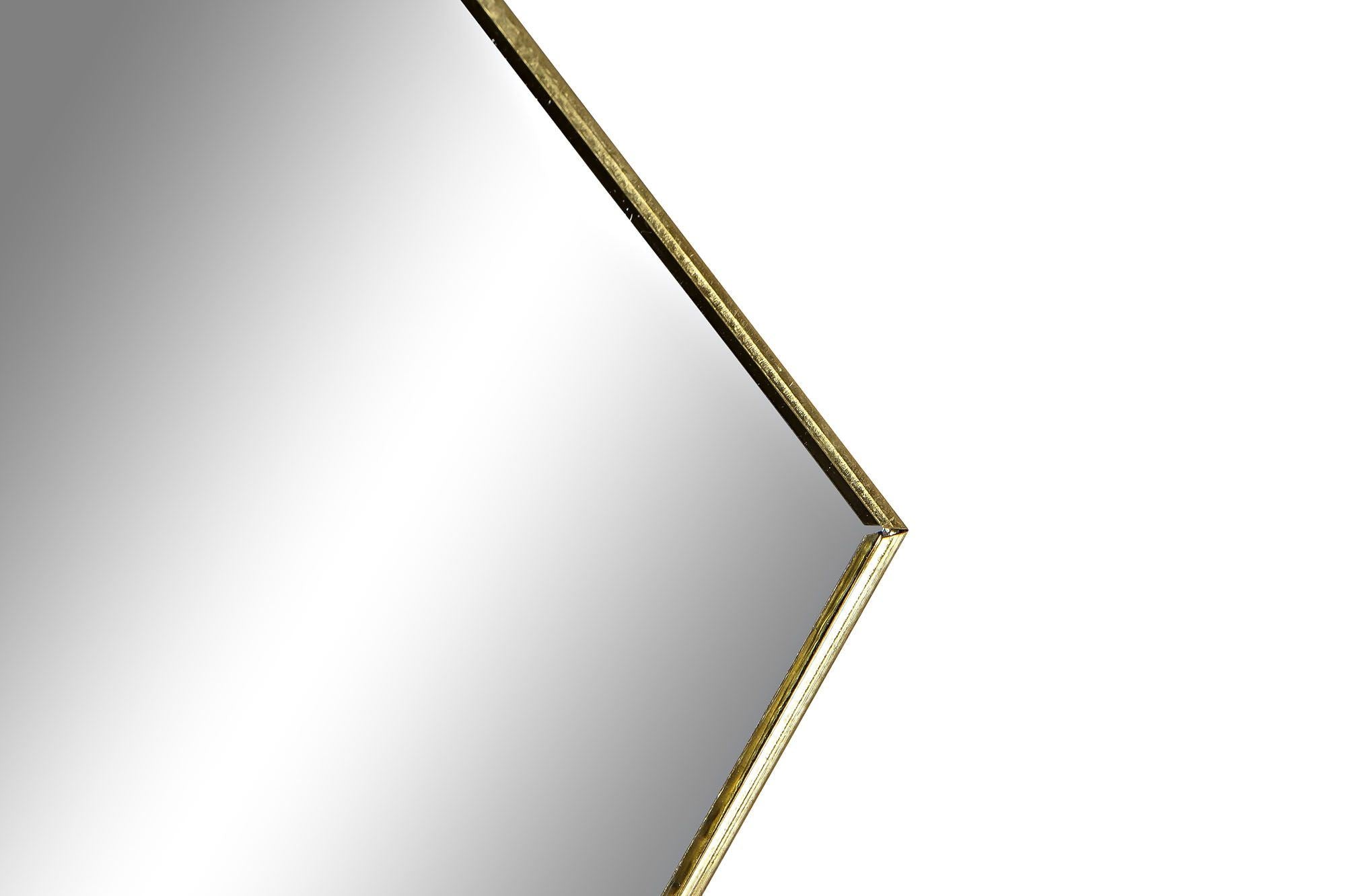 ESPELHO DOURADO 28X46CM