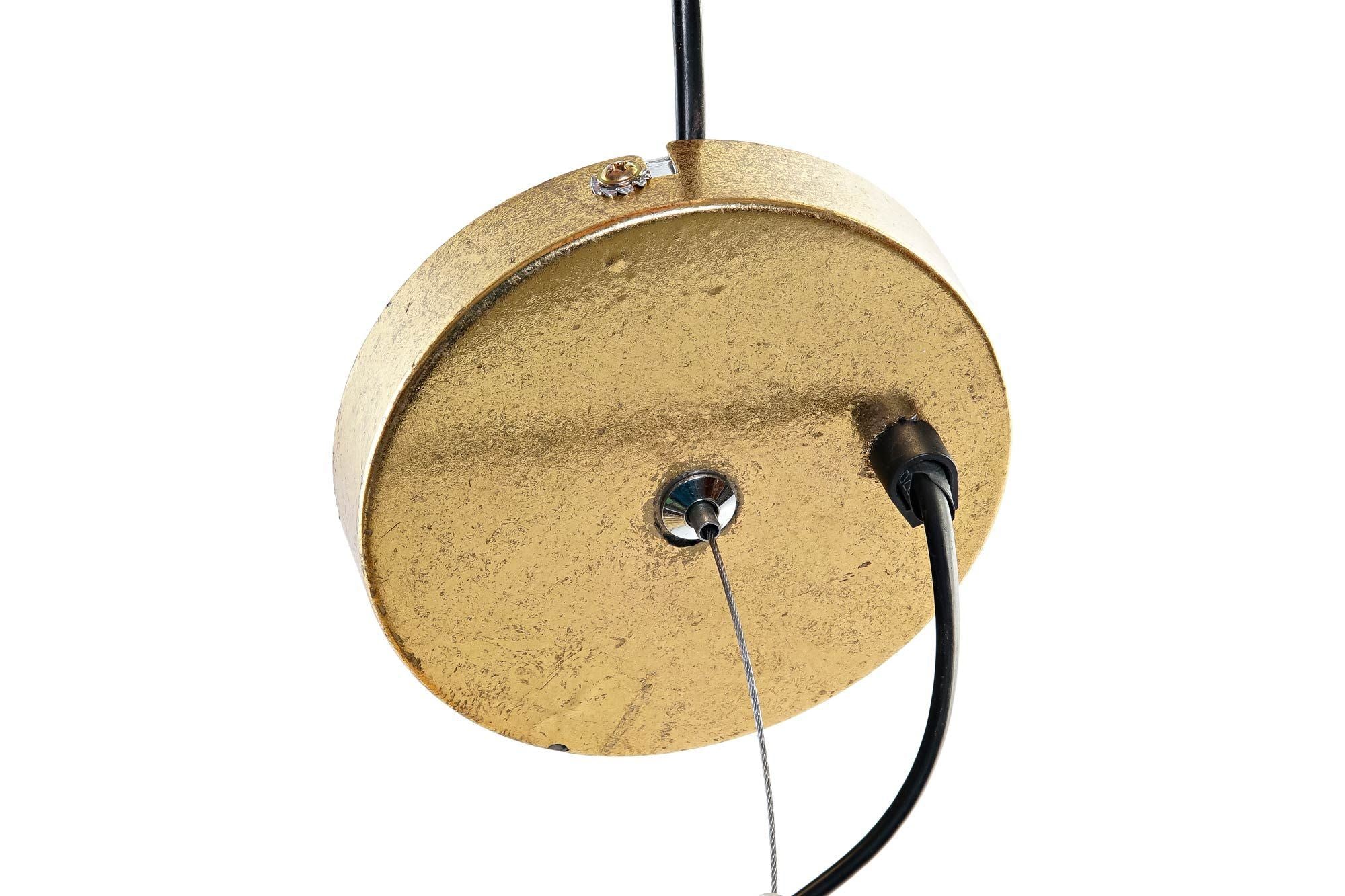CANDEEIRO TETO DOURADO 45X45X44CM