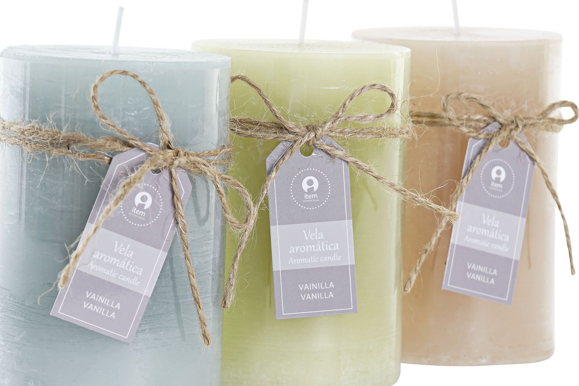 VELA BEIGE 7x7x10 CM