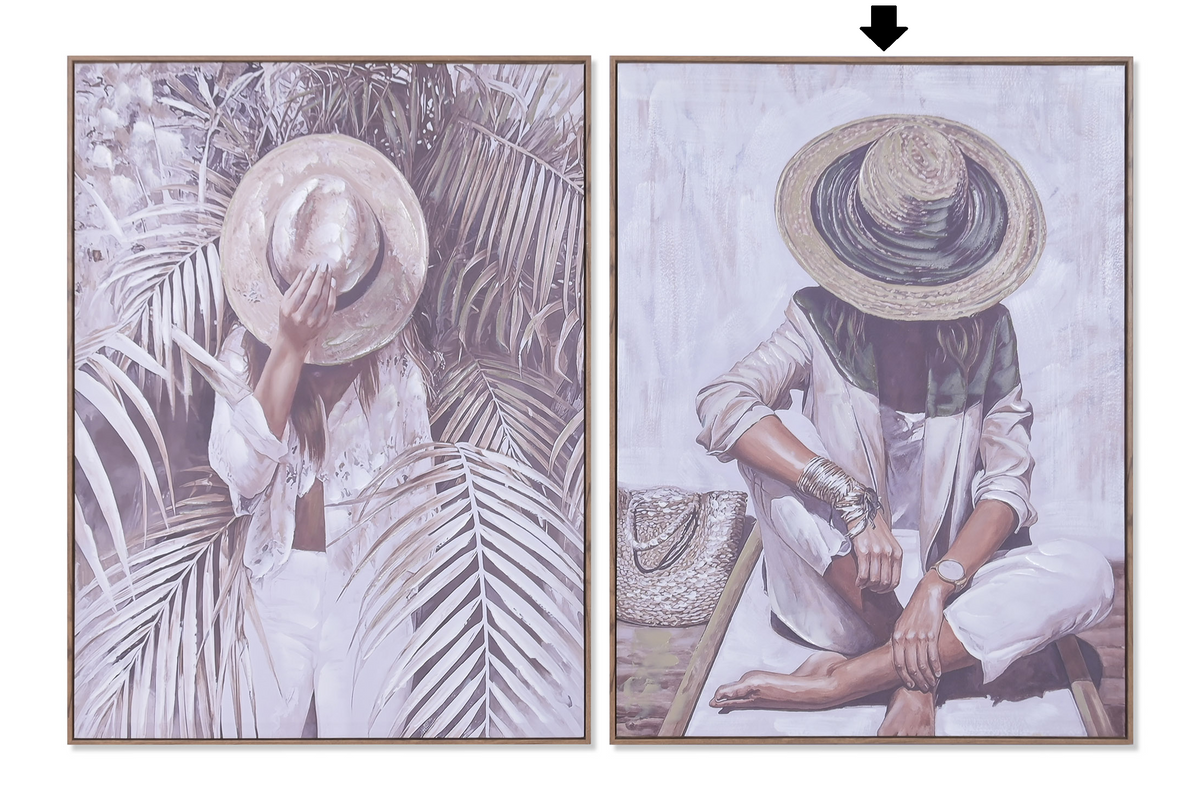 QUADRO MULHER 75X100Cm
