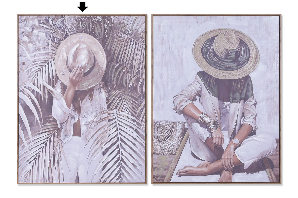 QUADRO MULHER 75X100Cm