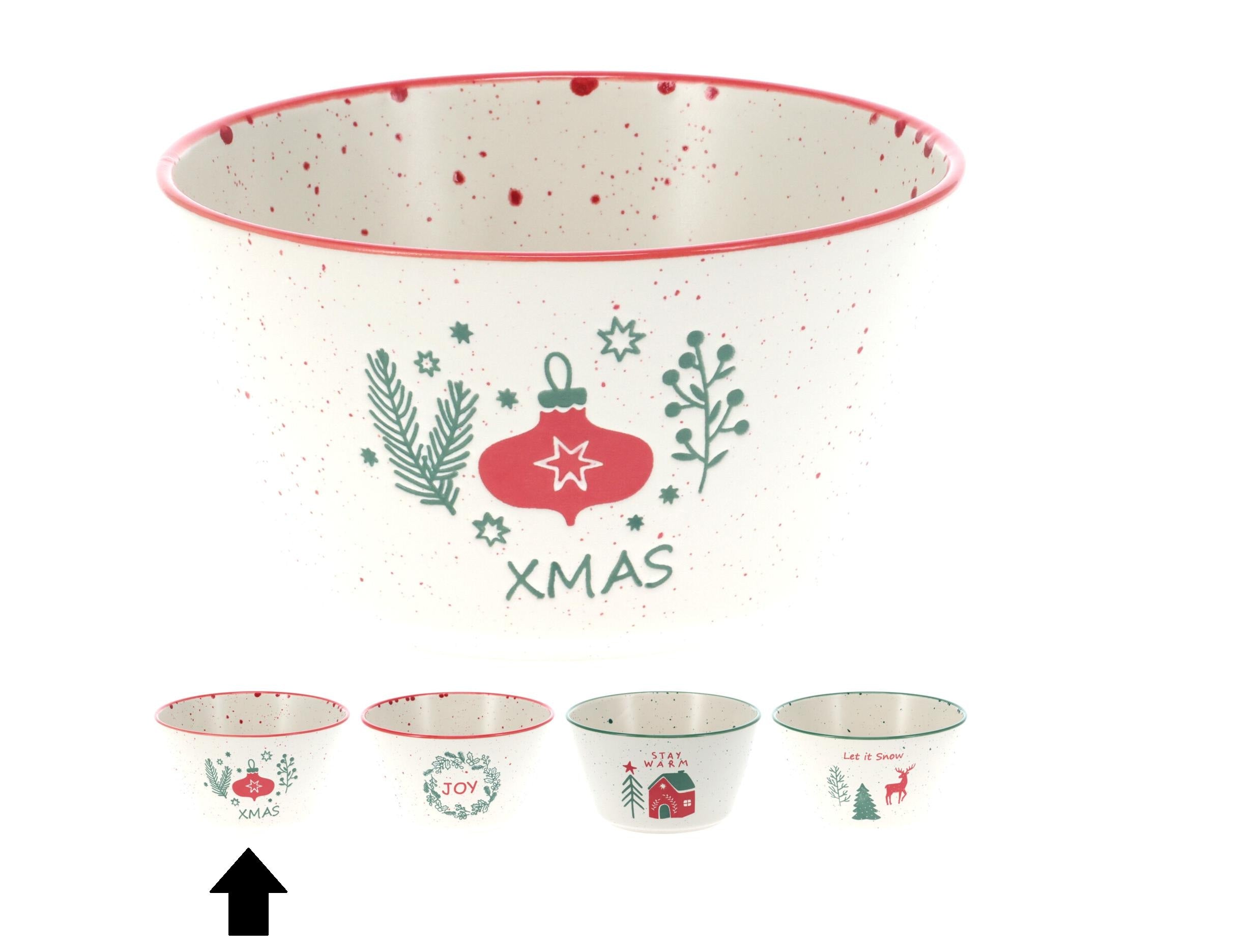 TAÇA XMAS 14X8Cm