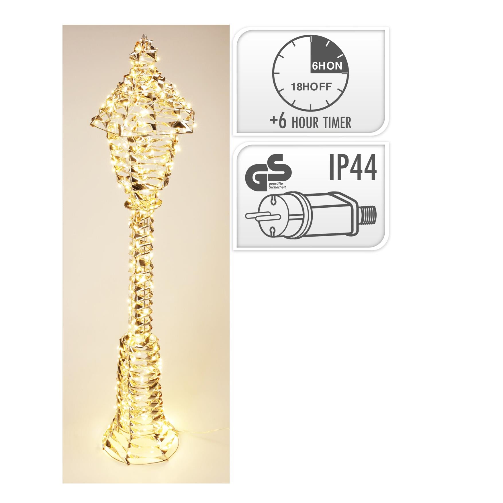 CANDEEIRO COM LED 140CM