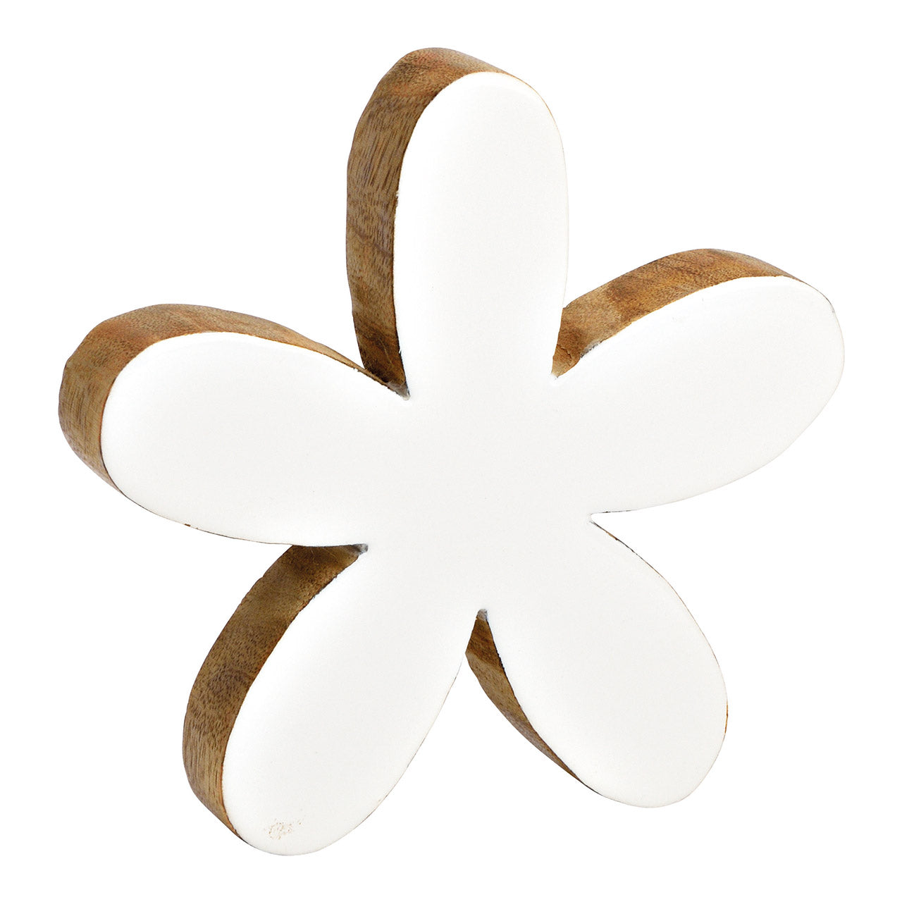 FLOR MADEIRA/BRANCA 15X2X16CM