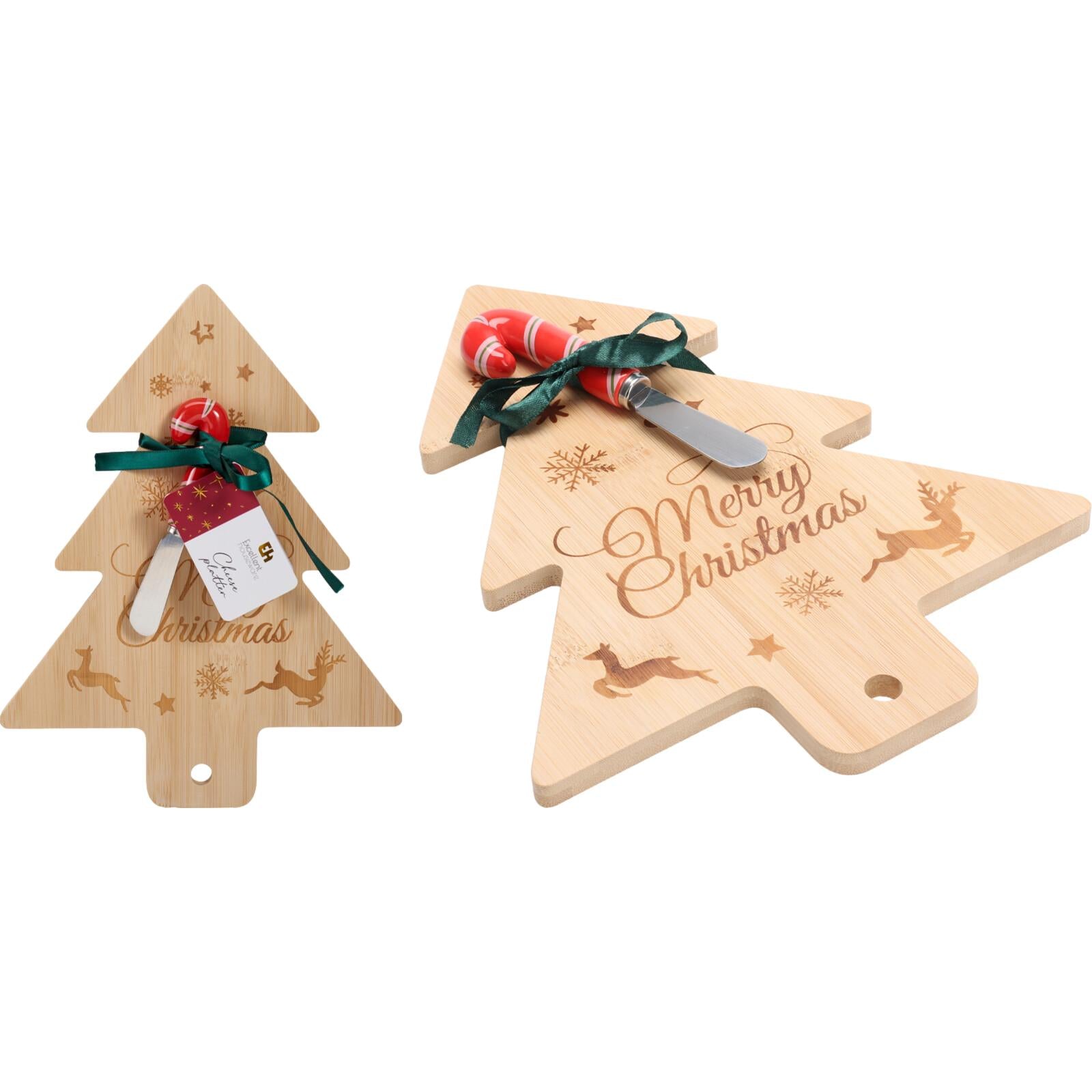 TÁBUA C/ FACA NATAL 29CM