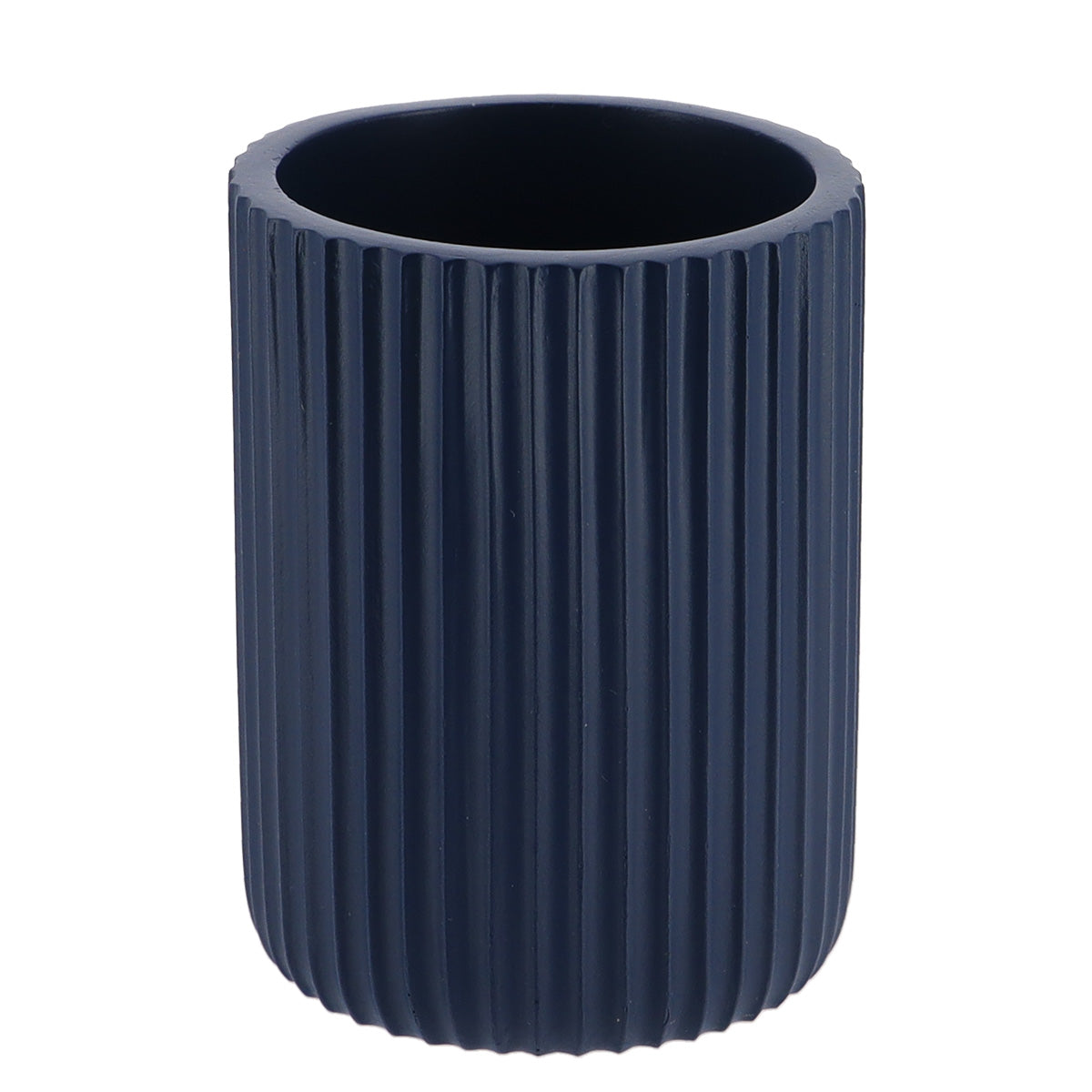 COPO CANELADO AZUL MARINHO 7X9,5CM