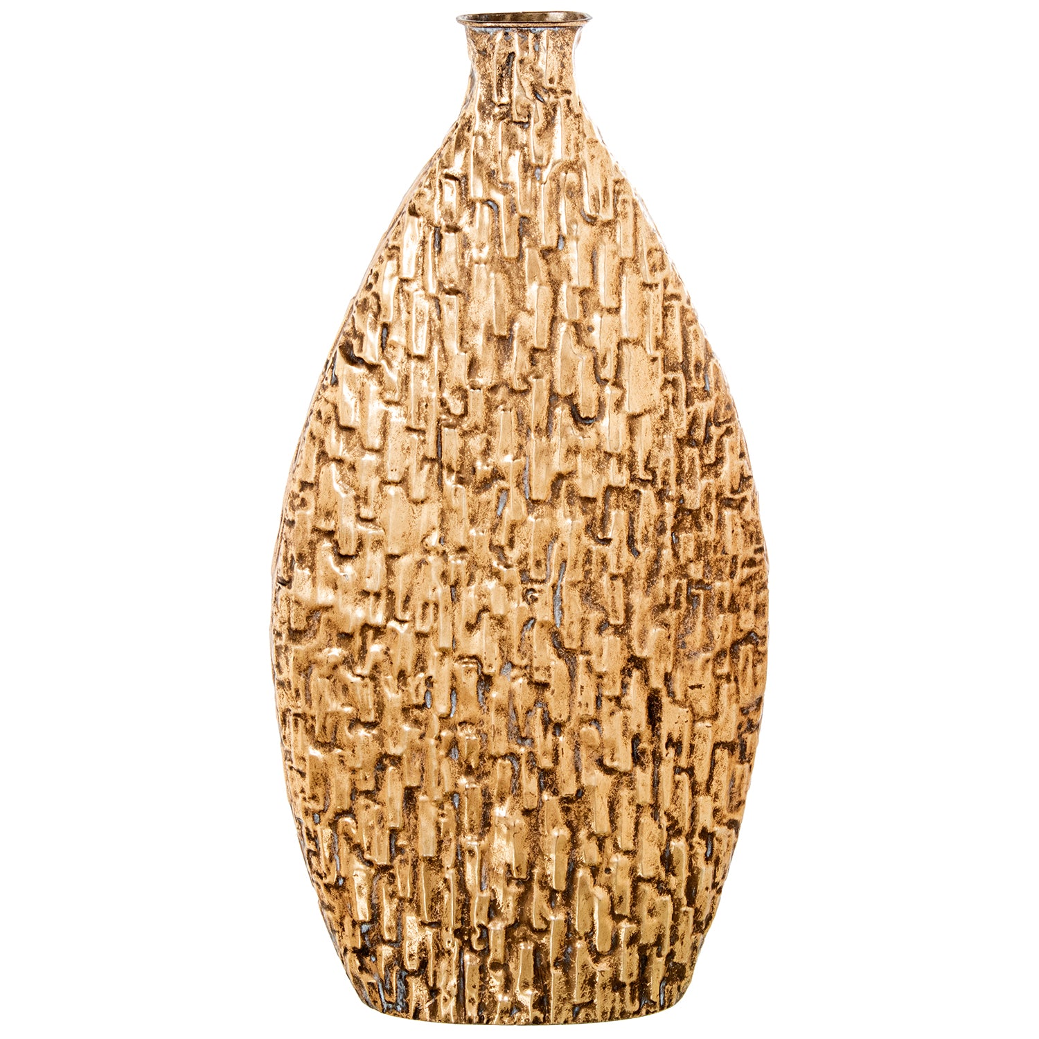 JARRA METAL DOURADA 43X17X86CM