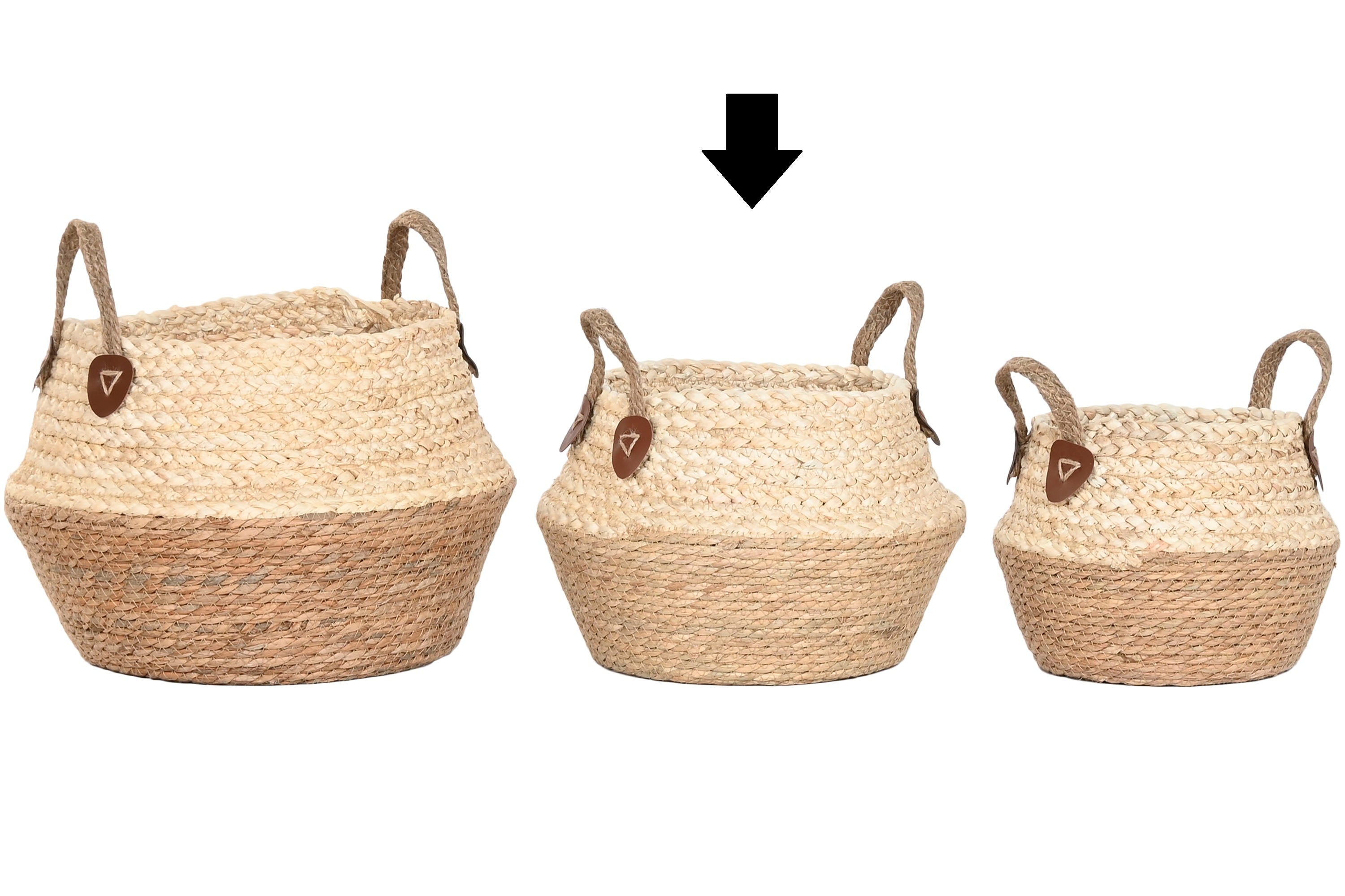 CESTO SEAGRASS 35X23Cm