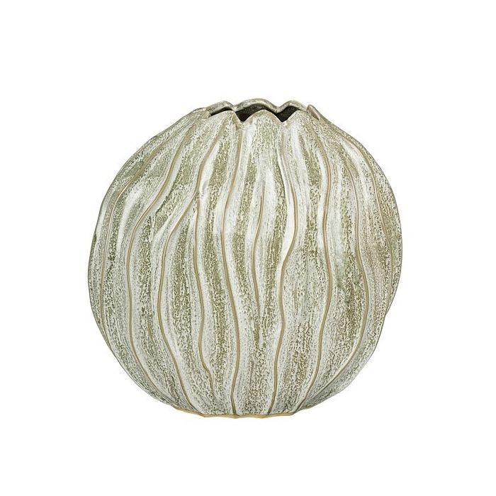JARRÓN VERDE 35X17X35Cm