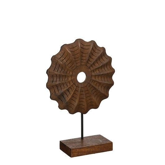 ESTATUILLA MADERA 25X9X36Cm