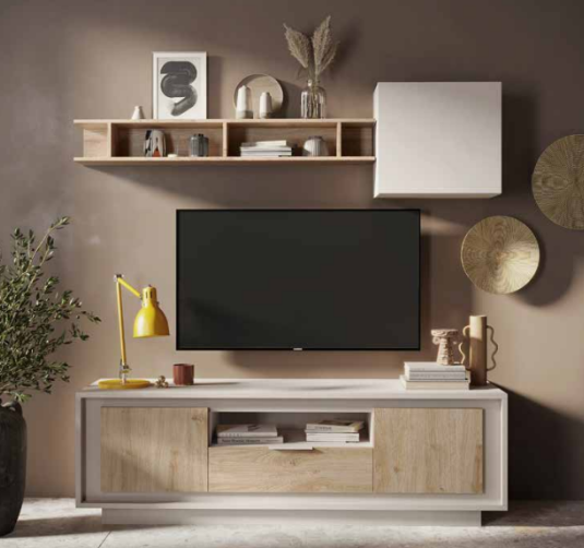 MÓVEL TV NEW SKY CASHMERE/CADIZ 184X50X58CM