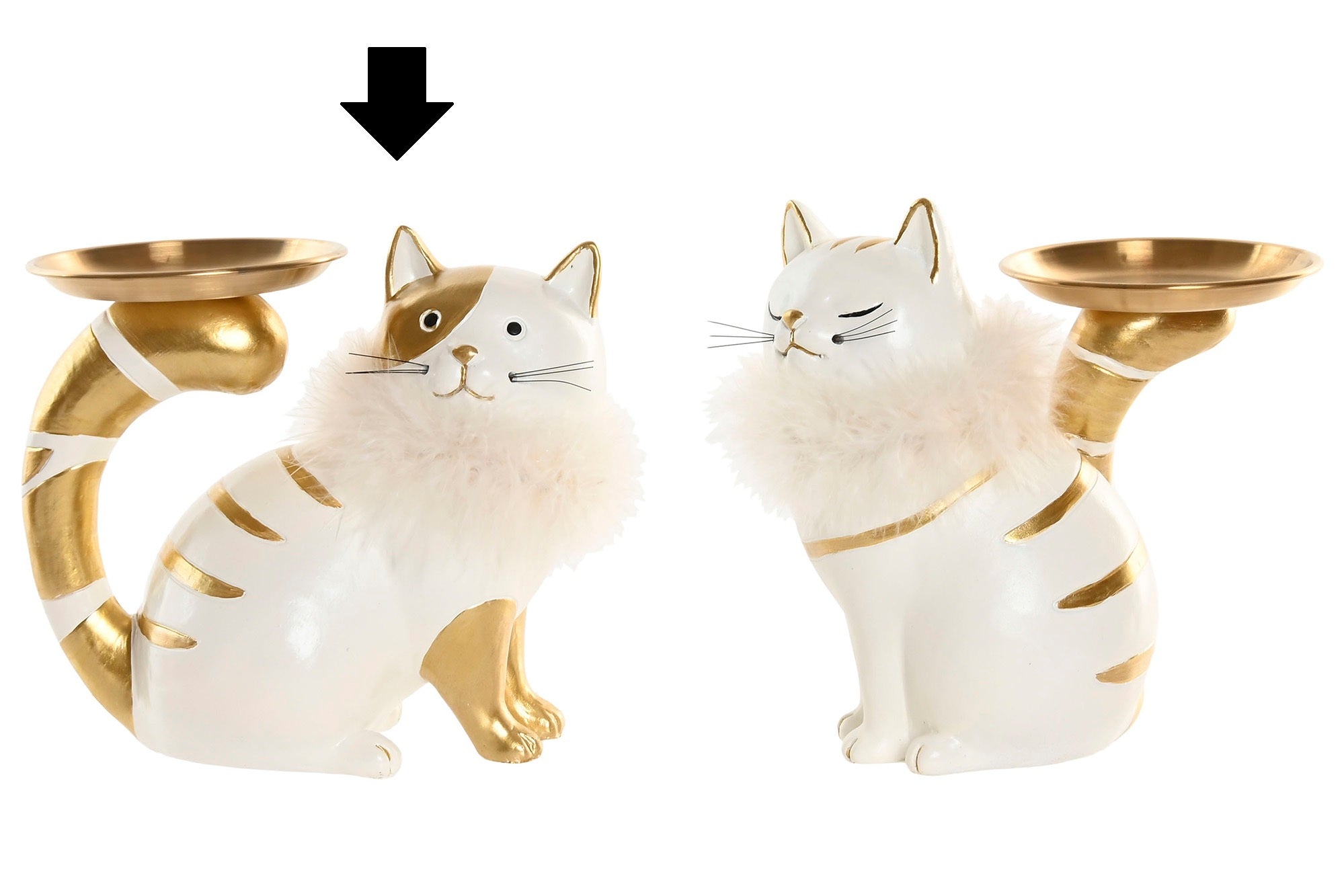 GATO C/ BANDEJA 21X10,5X17Cm