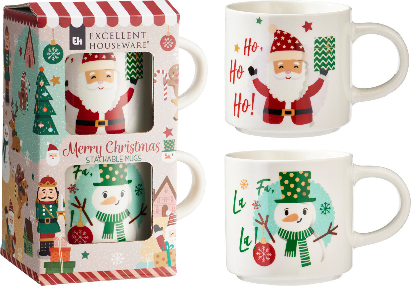 CONJ. 2 CANECAS NATAL 350ml