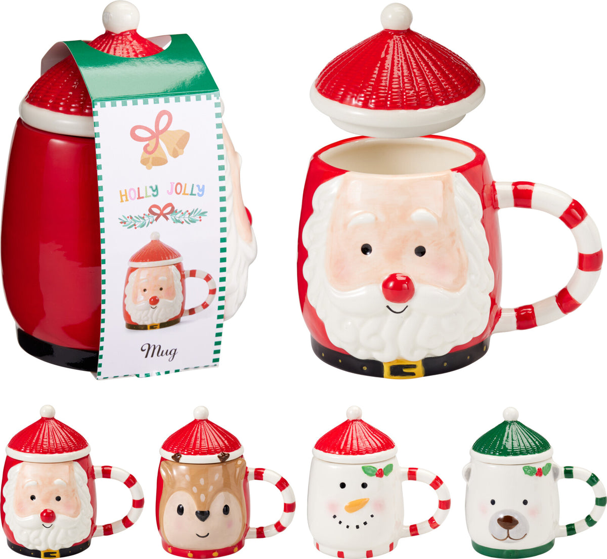 CANECA NATAL 370ml C/ TAMPA