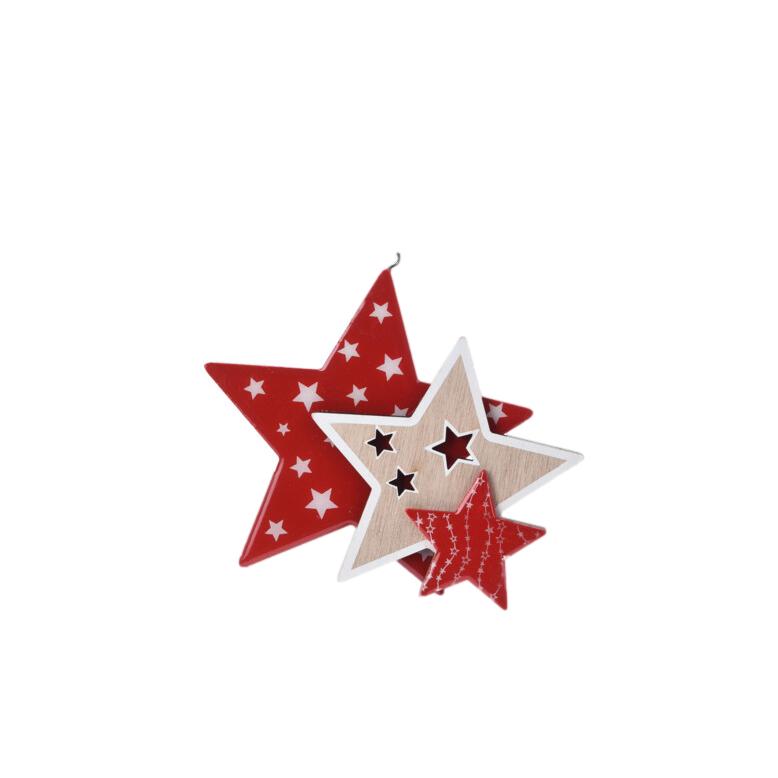 DECOR ESTRELA NATAL 13CM