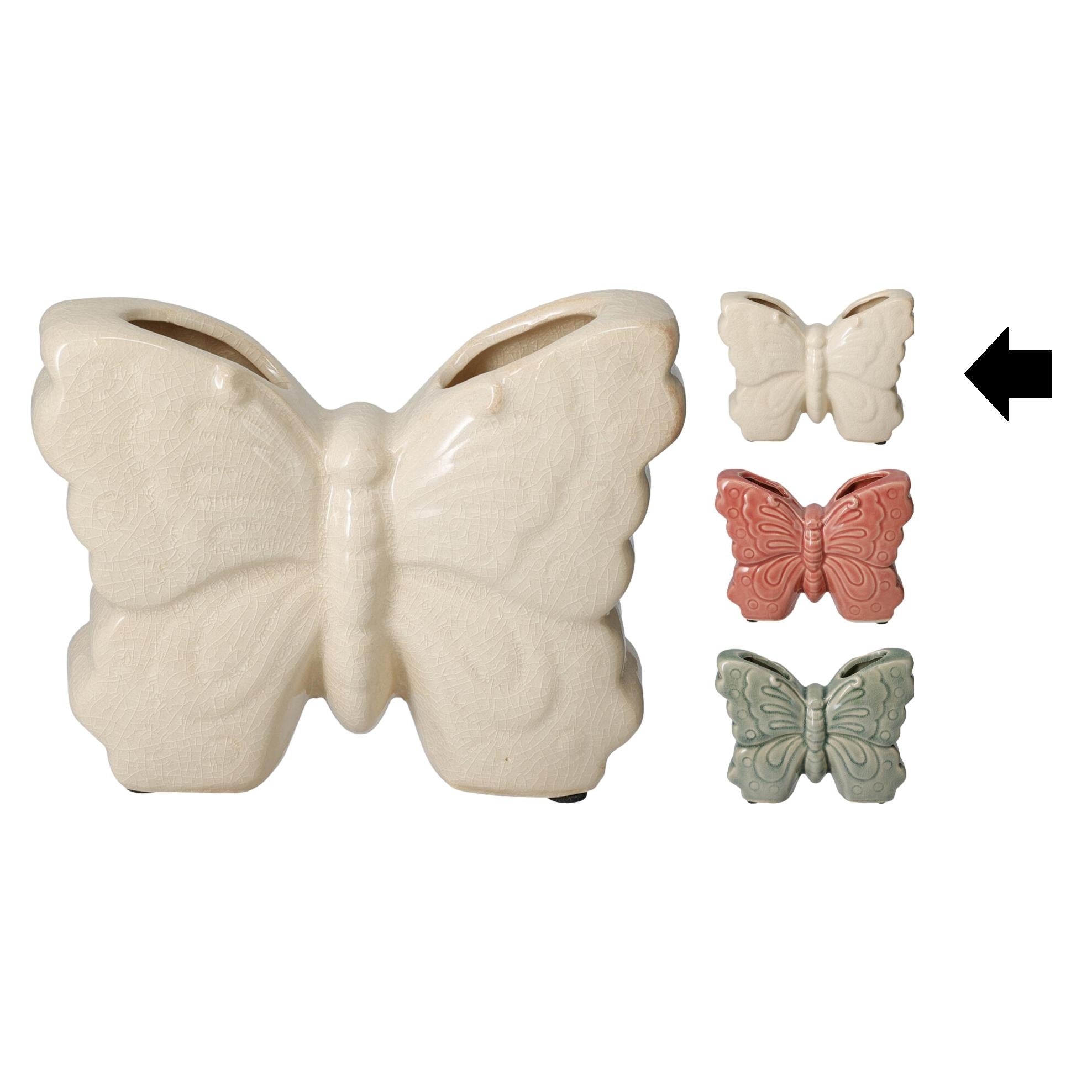 JARRA BORBOLETA PÉROLA 12Cm