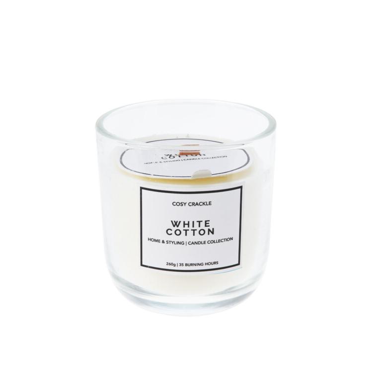 VELA AROMÁTICA WHITE COTTON 260g