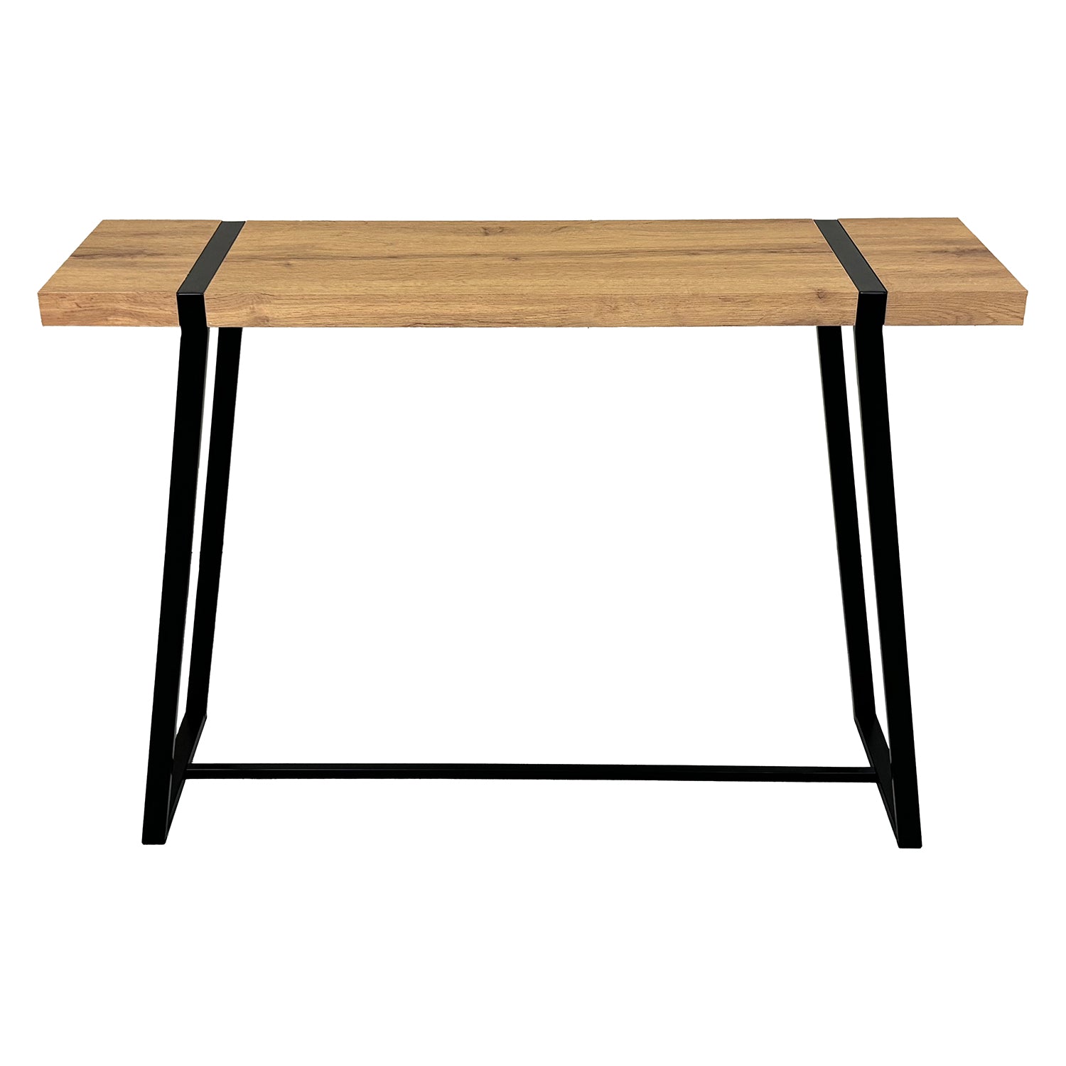 CONSOLA MADEIRA/METAL 110,5X30X76,5CM