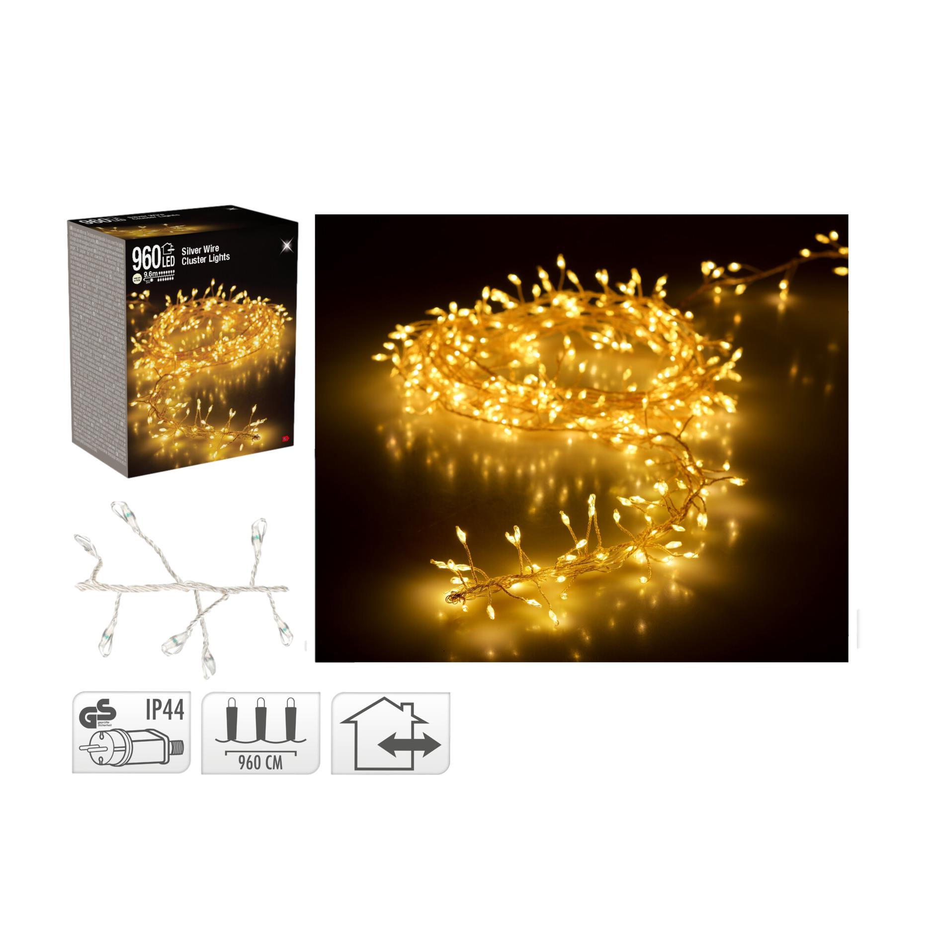 LUZES NATAL 960 LEDS 9,6Mt