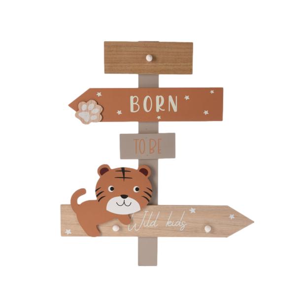 DECOR PAREDE BORN TO BE WILD 44X51,5CM