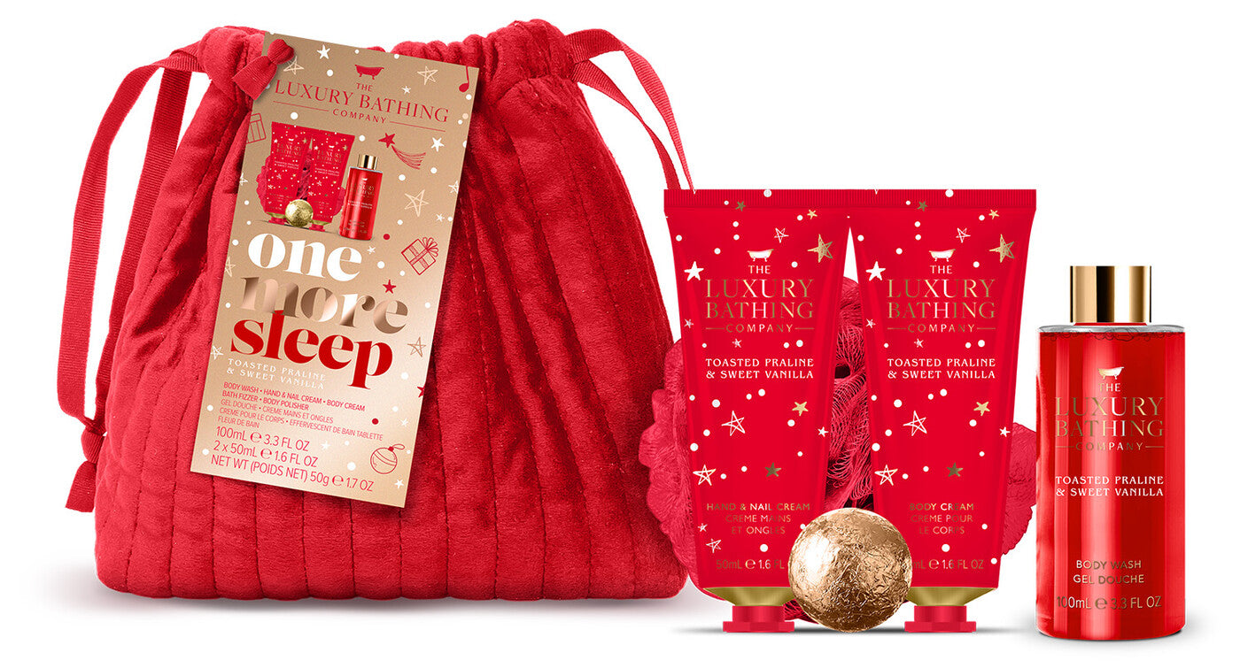 COFFRET BOLSA + 5 PRODUTOS TOASTED PRALINE & SWEET VANILLA