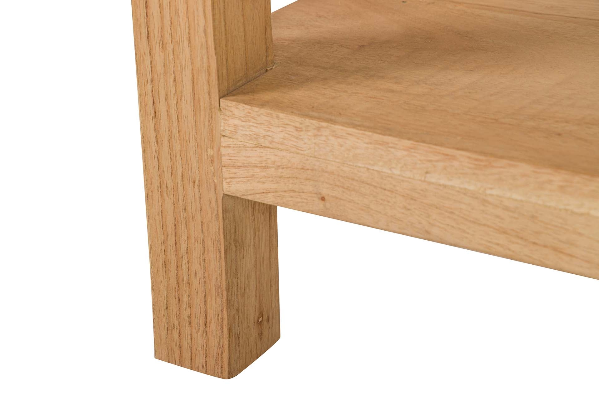 MESA APOIO MADEIRA MINDI 45X30X66Cm