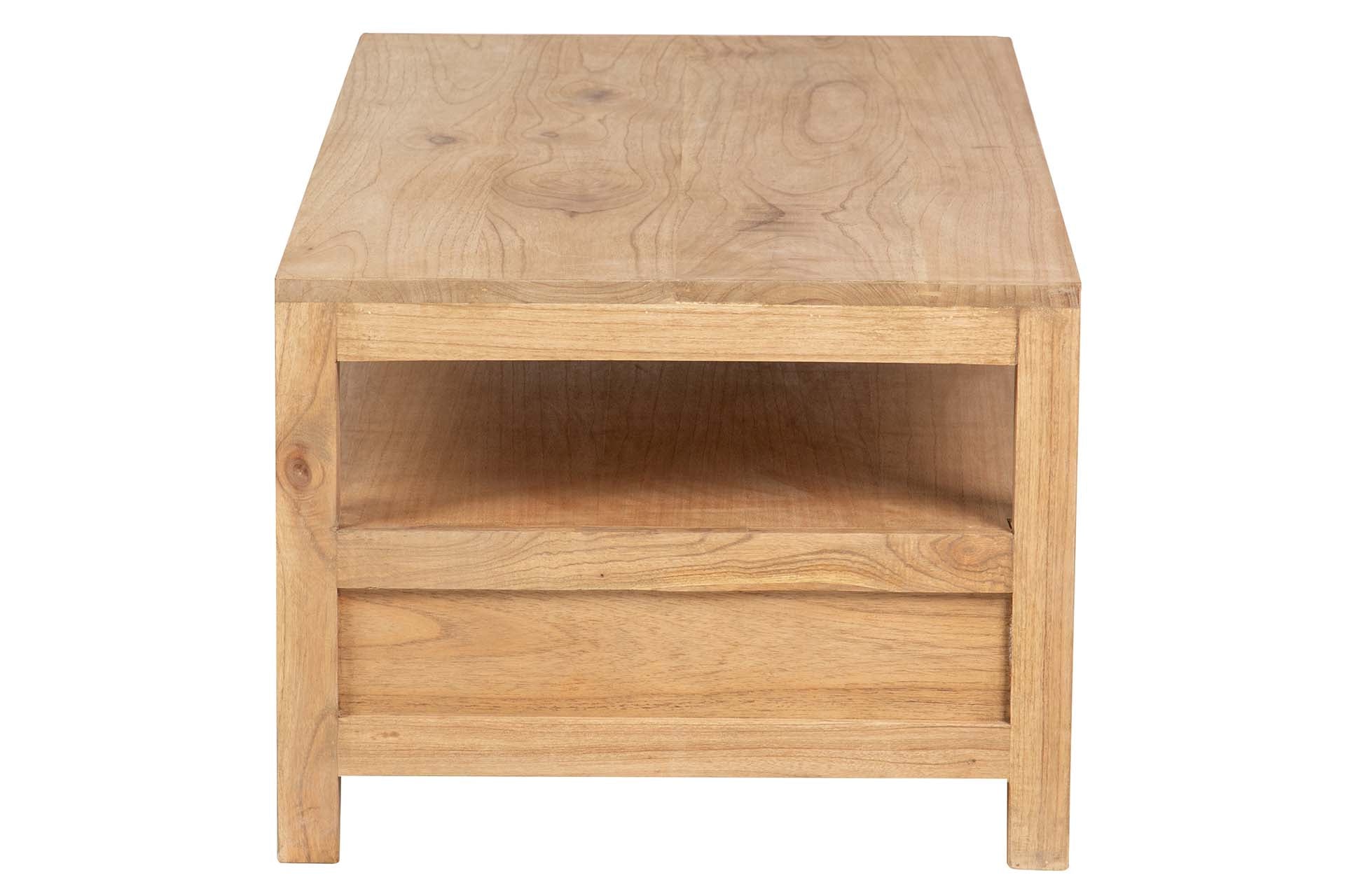 MESA CENTRO MADEIRA MINDI 120X60X45Cm