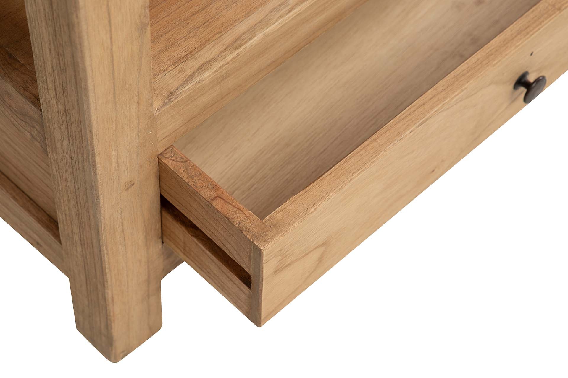 MESA CENTRO MADEIRA MINDI 120X60X45Cm