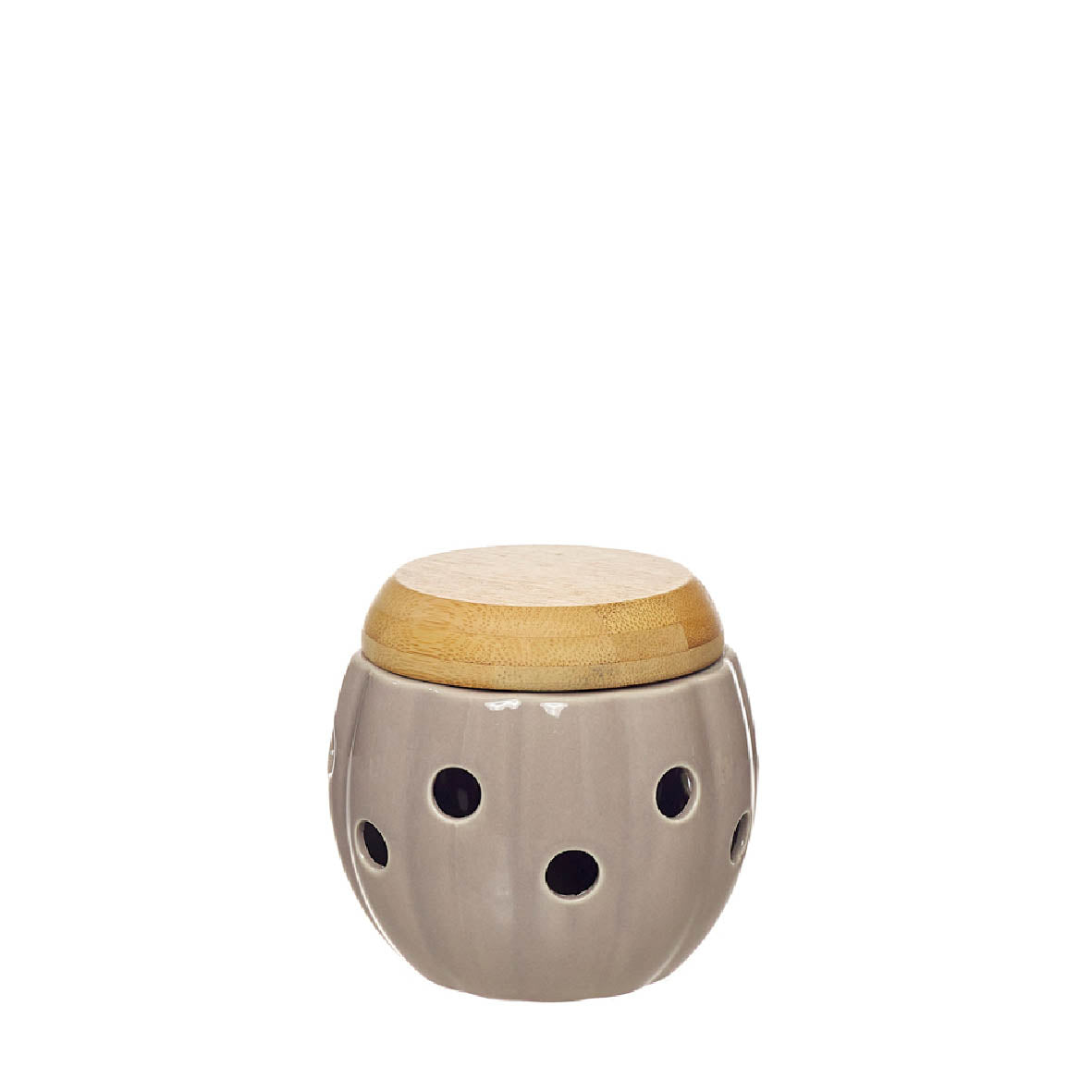 POTE ALHOS BEGE 11X11X10,5CM