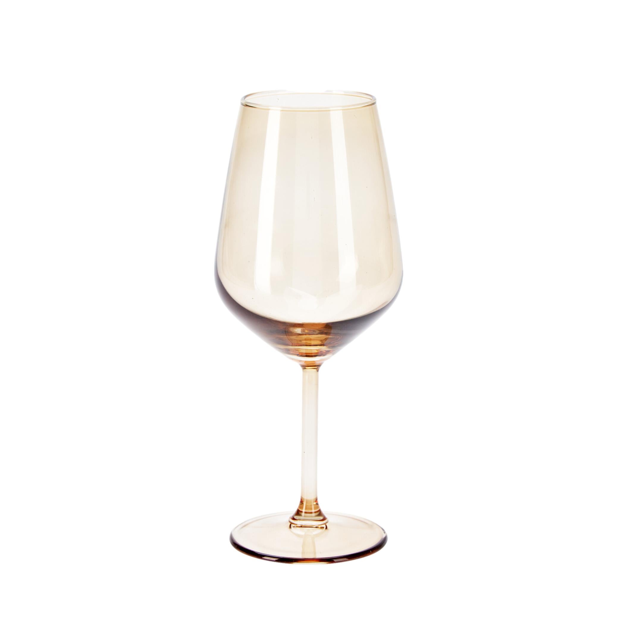 CONJ. 6 COPOS VIDRO ÂMBAR 490ml 22CM