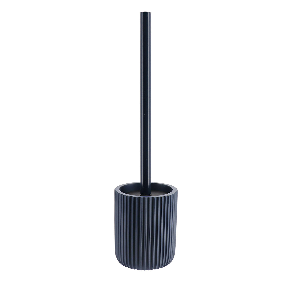 ESCOVA SANITÁRIA CANELADA AZUL MARINHO 9X37CM