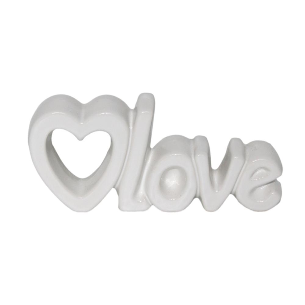 LOVE BRANCO 18,5X3,4X8,5CM