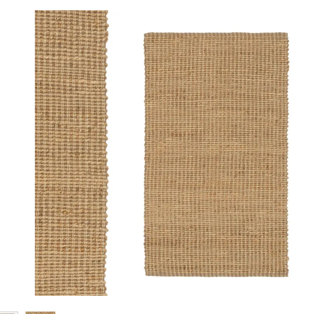 ALFOMBRA YUTE NATURAL 70X140CM