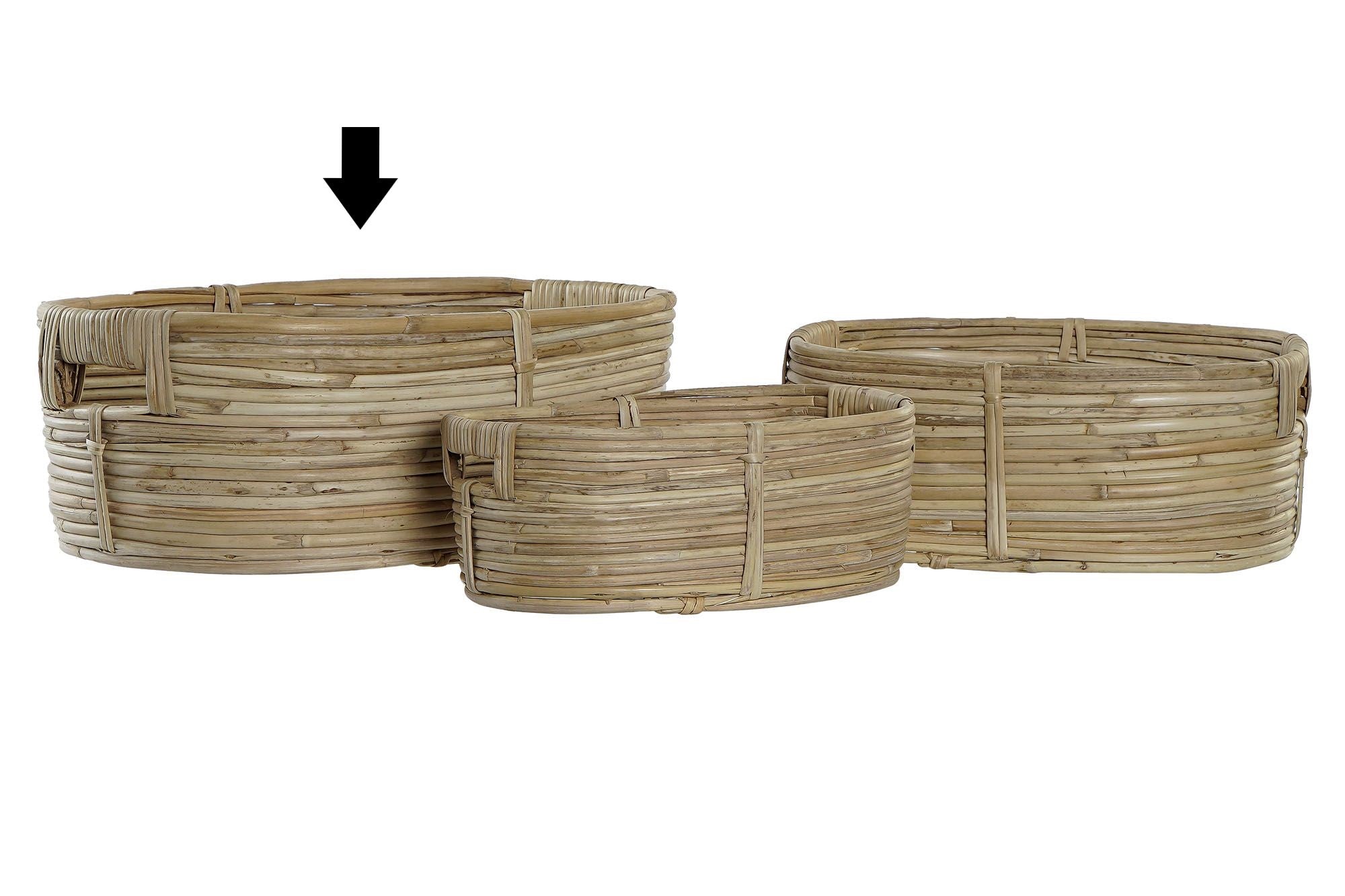 CESTA RATTAN 36X28X14CM