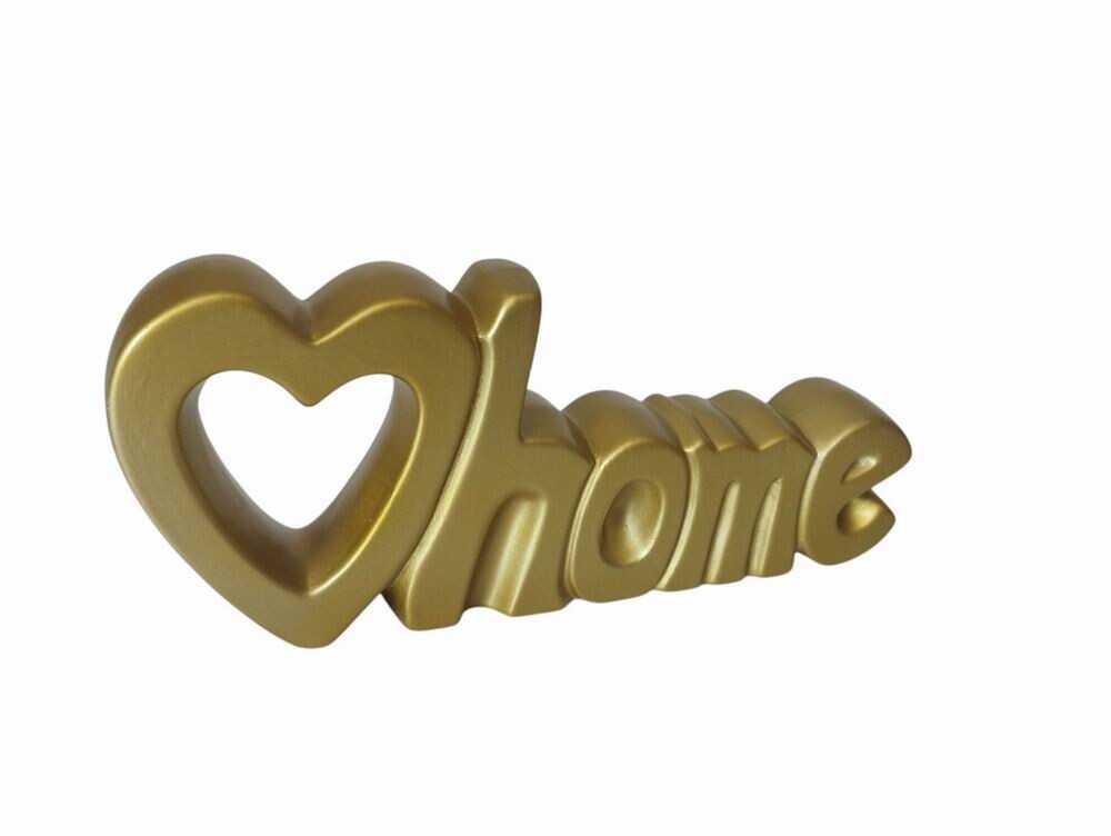 HOME DOURADO 18,5X3,4X8,5Cm